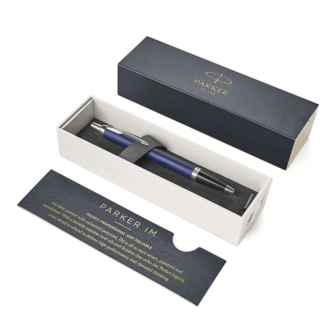 Bút bi Parker IM X-Matte Blue CT TB4-1975640 thumbnail 6