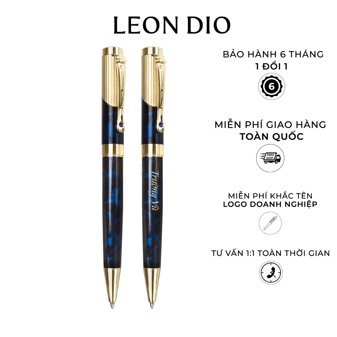Bút Ký Cao Cấp Leon Dio The Classic Lapis Lazuli Blue thumbnail 2
