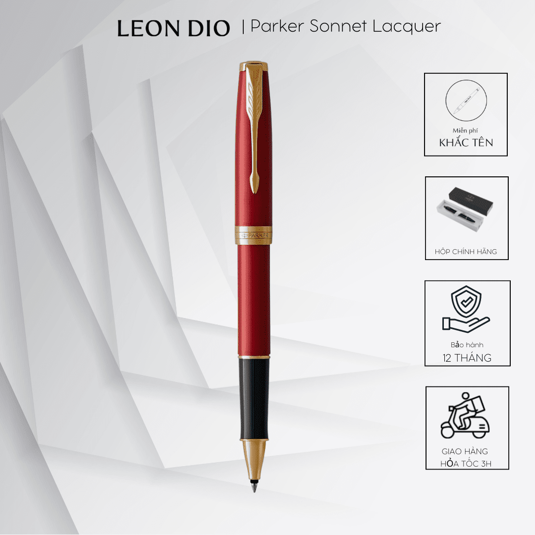 Bút dạ bi cao cấp Parker Sonnet Gold Trims SON GT TB-1931475 thumbnail 2