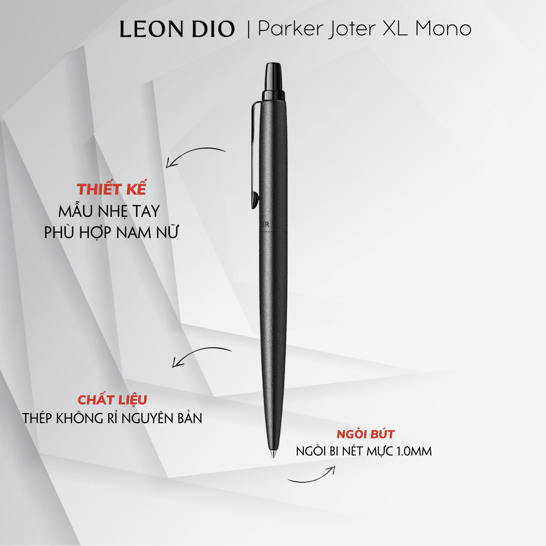 Bút bi Parker Jotter XL X-MN Black BT TB6-2122657 thumbnail 3