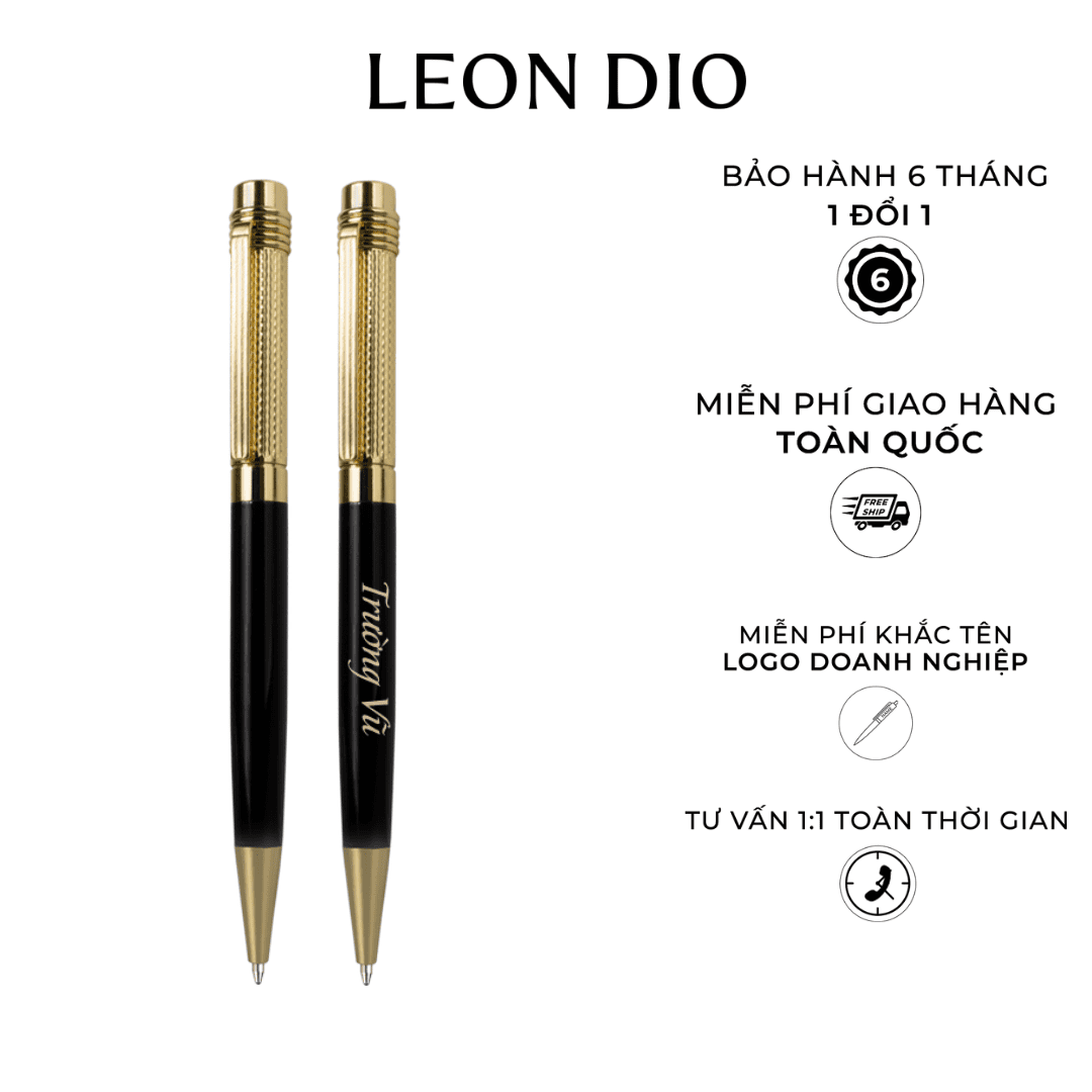 Bút Ký Cao Cấp Leon Dio Primal Mentalen Black thumbnail 8