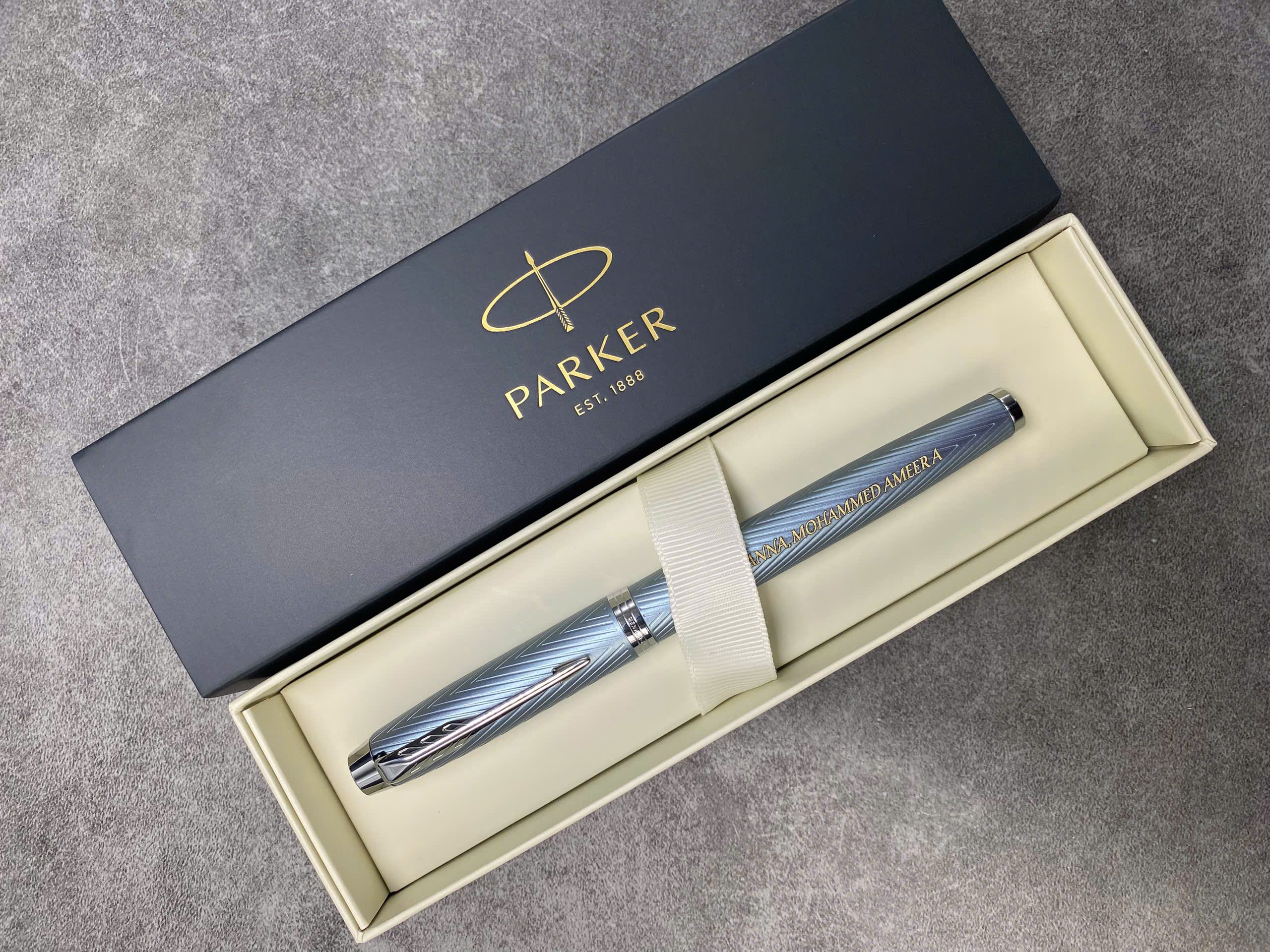 Bút máy cao cấp Parker IM PRM Blue Grey CT TB-2143469Z thumbnail 5