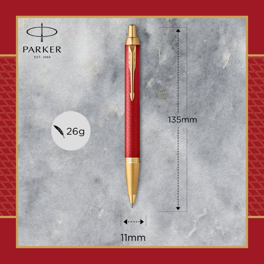 Bút bi Parker IM PRM X-Red GT GB-2143644 thumbnail 4