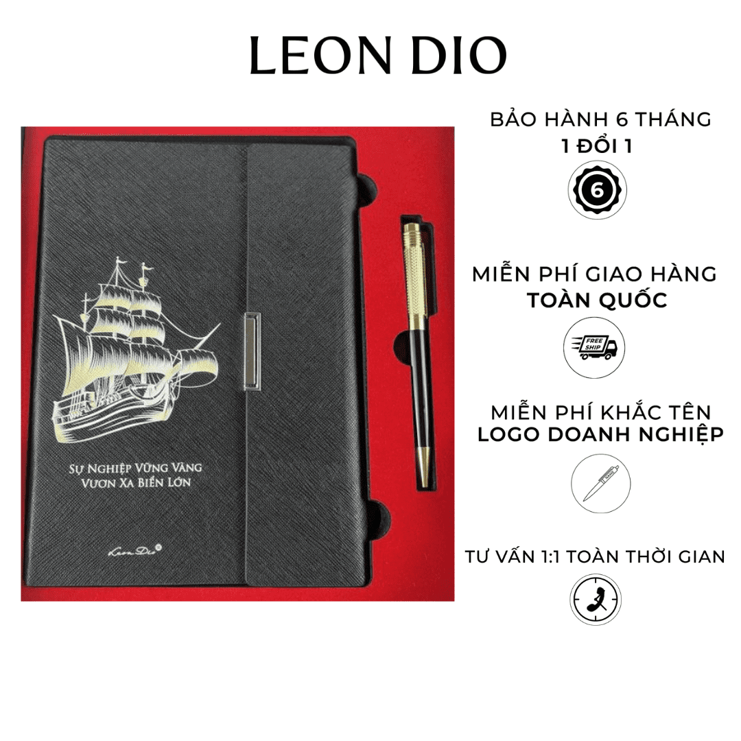 Bộ Quà Tặng Vươn Xa Biển Lớn Mentalen Black (Sổ Đen) thumbnail 2