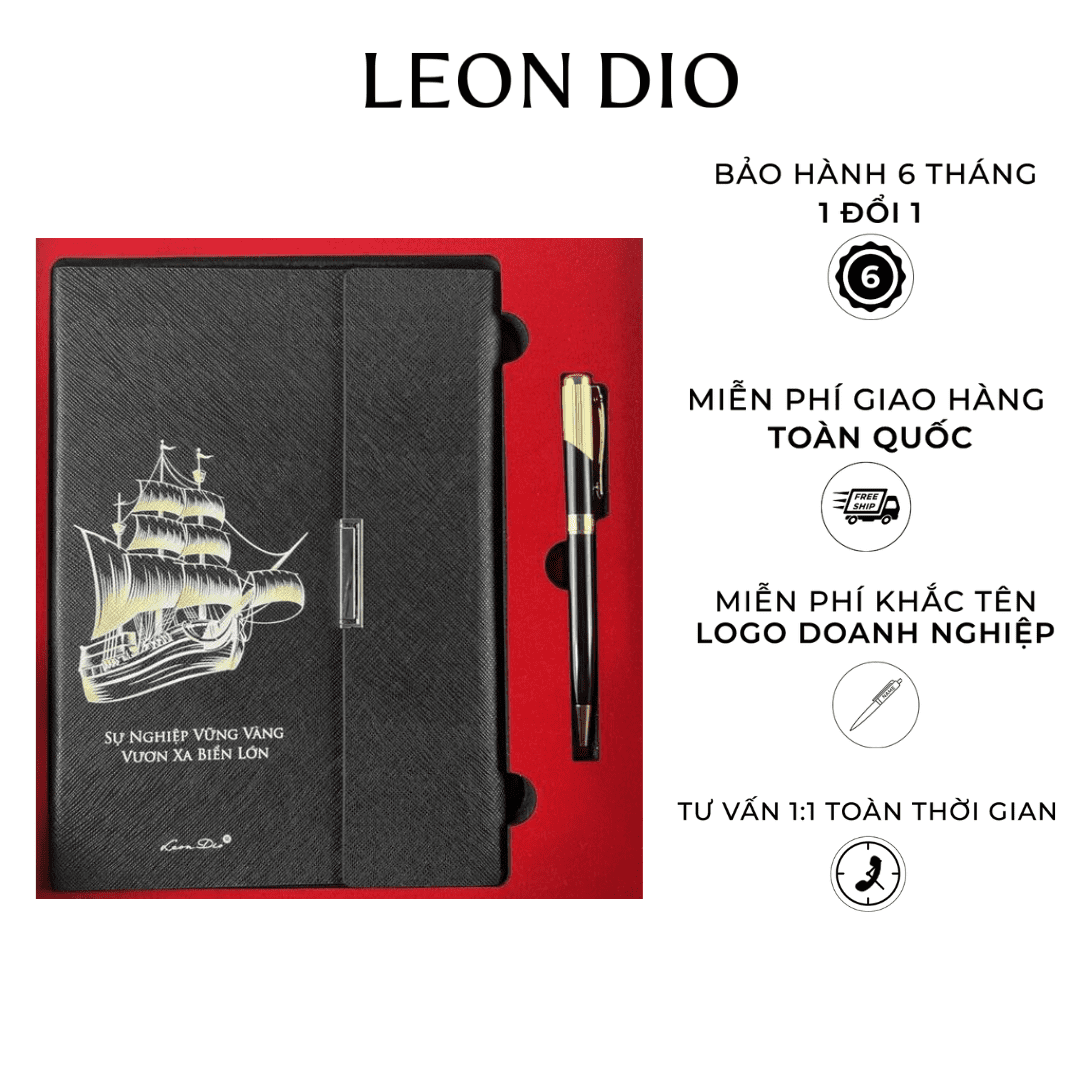 Bộ Quà Tặng Vươn Xa Biển Lớn Lapis Lazuli Black (Sổ Đen) thumbnail 2