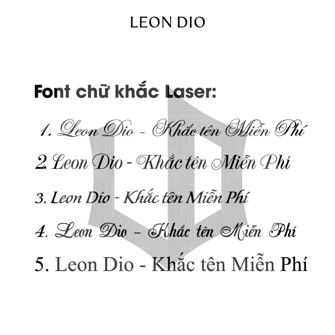 Sổ Da Bìa Còng Leon Dio Cá Chép Hóa Rồng - Màu Đen thumbnail 7