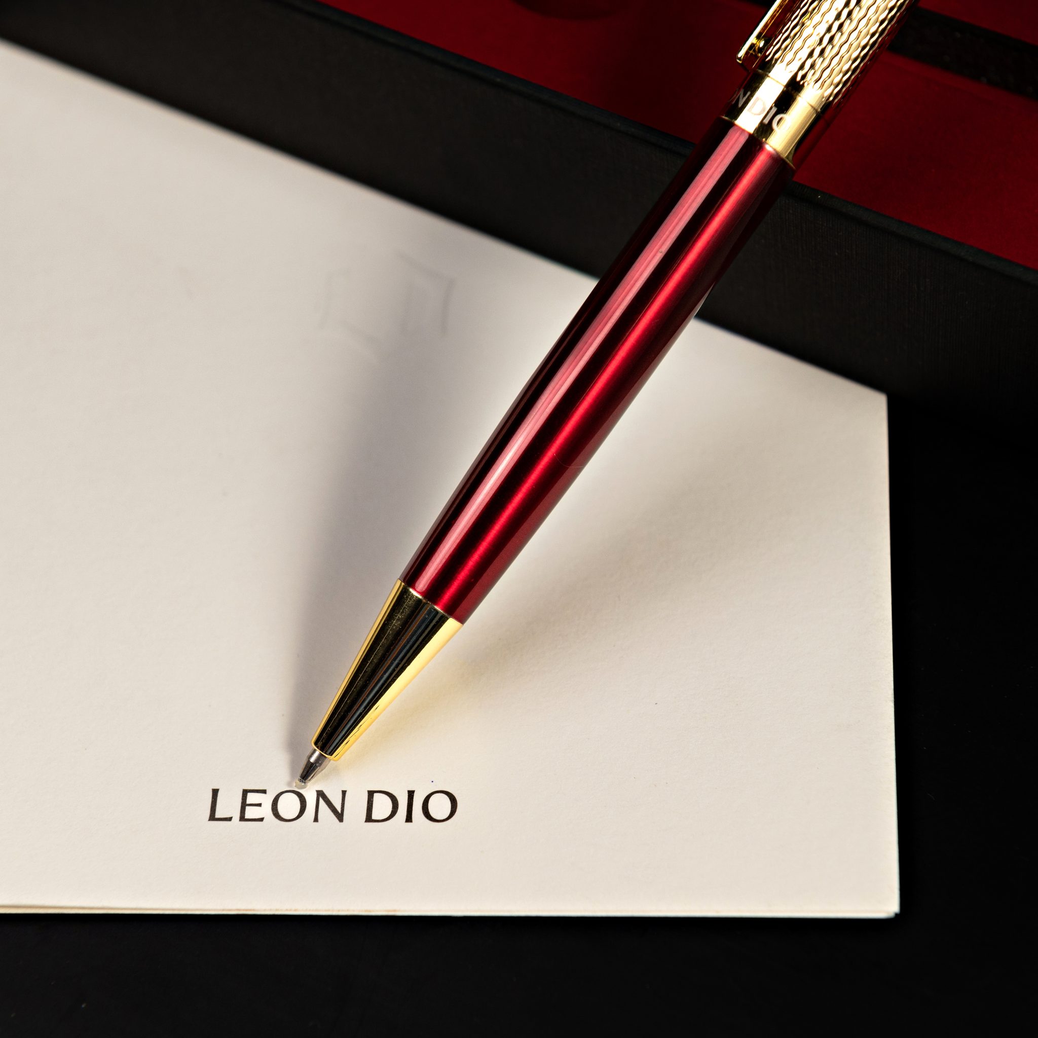 Bút Ký Cao Cấp Leon Dio Primal Mentalen Red thumbnail 5