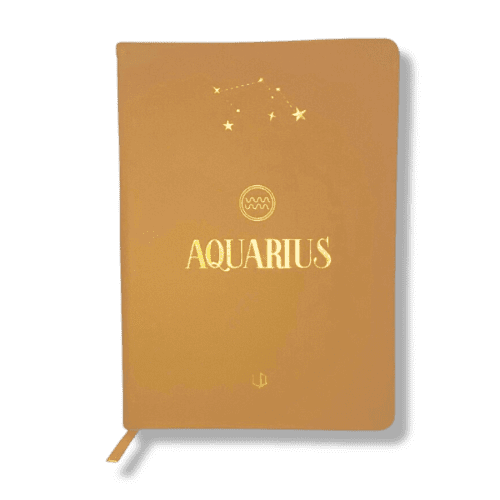Sổ Tay Cao Cấp Zodiac 12 Cung Hoàng Đạo - Bảo Bình - Aquarius