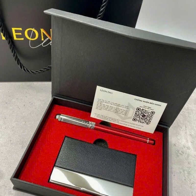 GiftSet Hộp Đựng Namecard (Card Holder) - Bút The Classic Matte Hill Black thumbnail 9