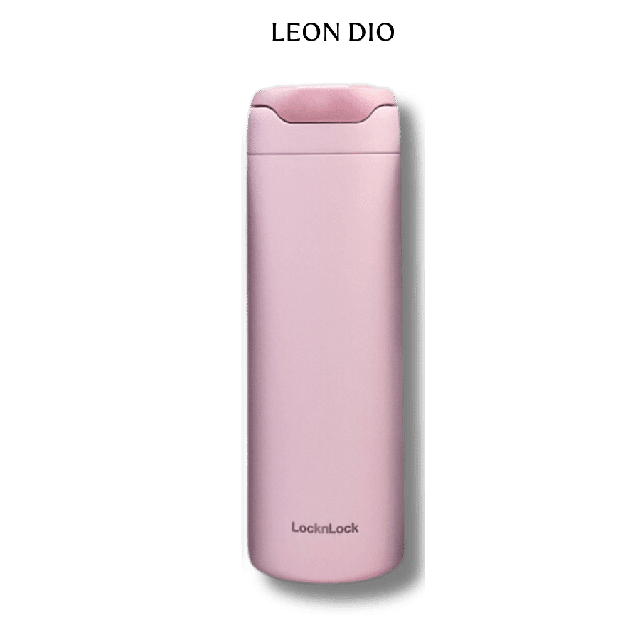 Bộ Quà Tặng Bình Chính Hãng LocknLock DANDY ONETOUCH TUMBLER Màu Hồng 420ml – Bút Ký Tên Leon Dio (Giá Liên Hệ) thumbnail 3