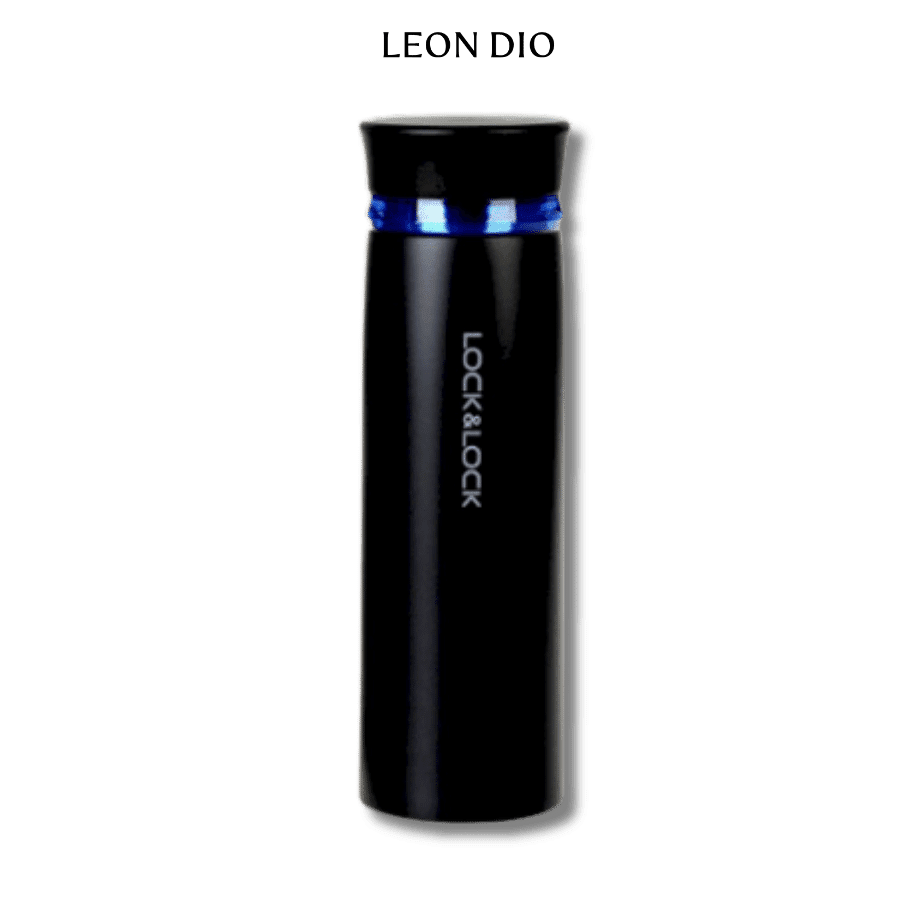 Bộ Quà Tặng Bình Chính Hãng LocknLock Feather Light Màu Đen Viền Xanh 450ml – Bút Ký Tên Leon Dio (Giá Liên Hệ) thumbnail 3