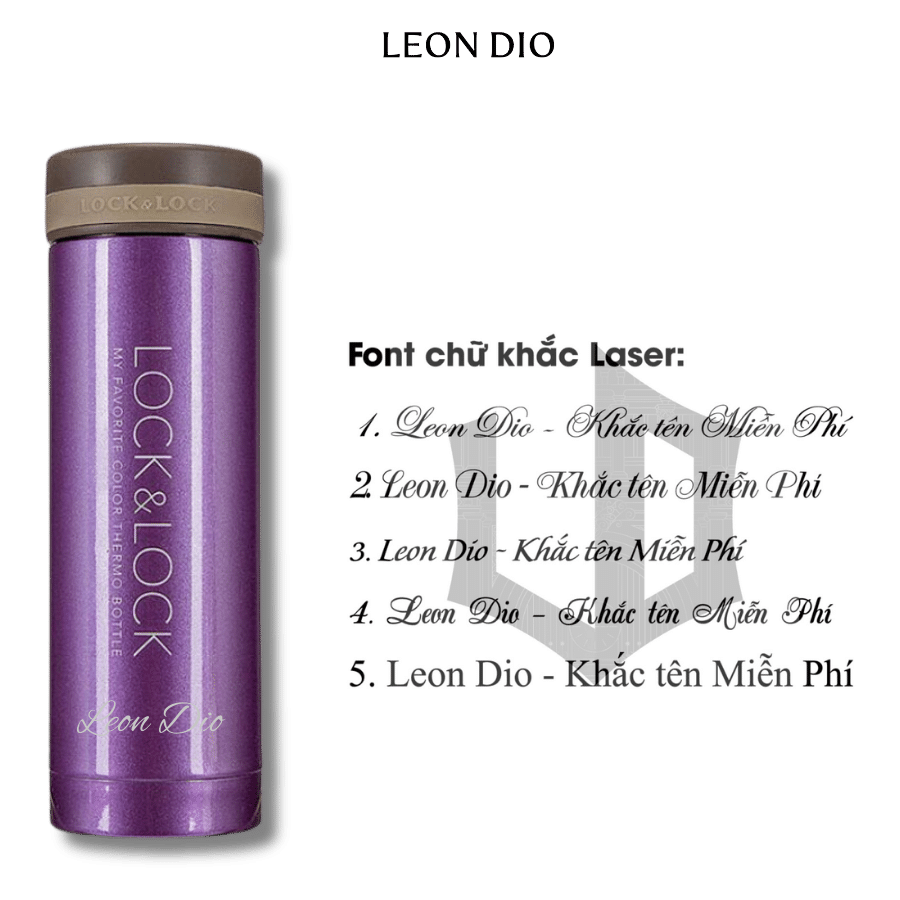 Bộ Quà Tặng Bình Chính Hãng LocknLock Grip Vacuum Mug Màu Tím 300ml – Bút Ký Tên Leon Dio (Giá Liên Hệ) thumbnail 8