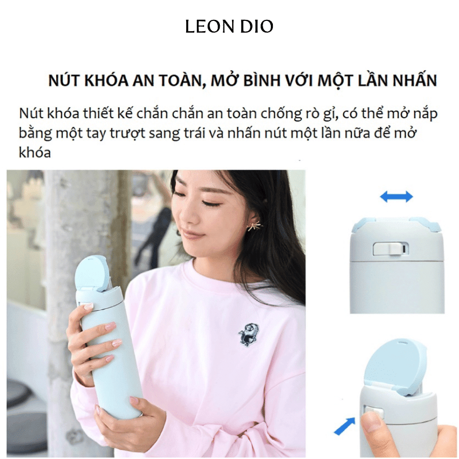 Bộ Quà Tặng Bình Chính Hãng LocknLock DANDY ONETOUCH TUMBLER Màu Xanh 420ml – Bút Ký Tên Leon Dio (Giá Liên Hệ) thumbnail 12