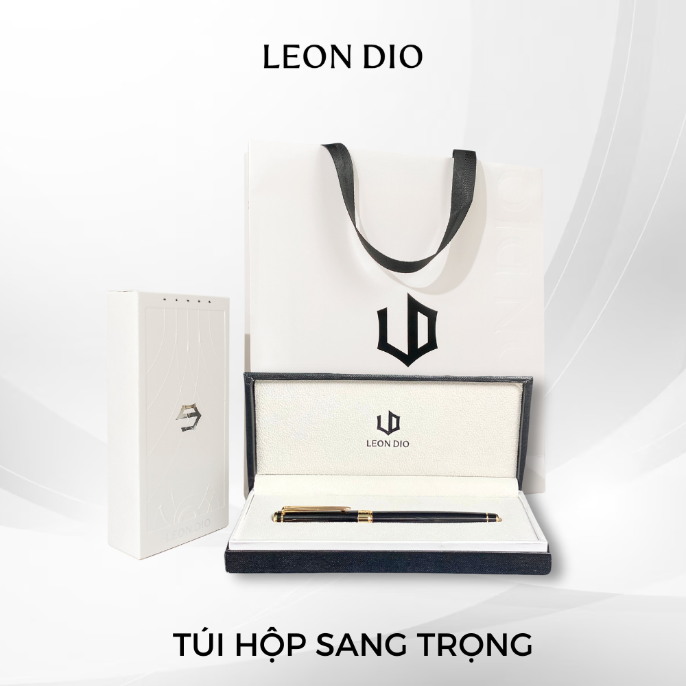 Bút Ký Cao Cấp Leon Dio Lenoble Tuxedo Túi hộp bút ký cao cấp Leon Dio Tuxedo
