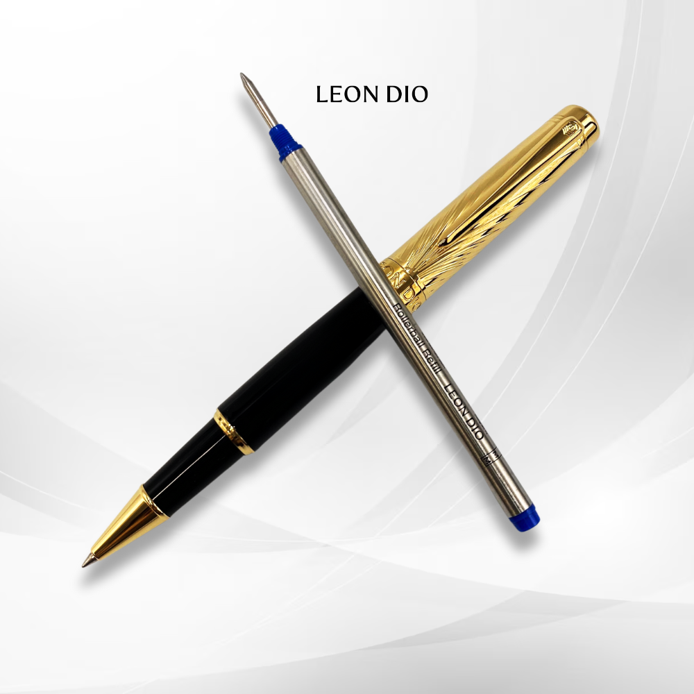 Bút ký cao cấp Leon Dio Elite Air Gold 24K kèm Ống Mực Bút ký cao cấp Leon Dio Elite Air Gold 24K kèm Ống Mực