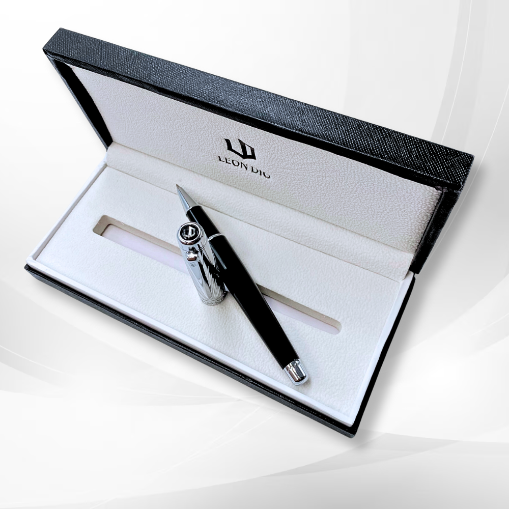 Hộp Bút Ký Cao Cấp Leon Dio Elite Platinum Hộp Bút Ký Cao Cấp Leon Dio Elite Platinum