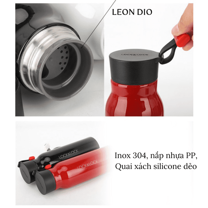Bộ Quà Tặng Bình Chính Hãng LocknLock – Bút Ký Tên Leon Dio - Sổ Da Bìa Còng Xanh (Giá Liên Hệ) thumbnail 9