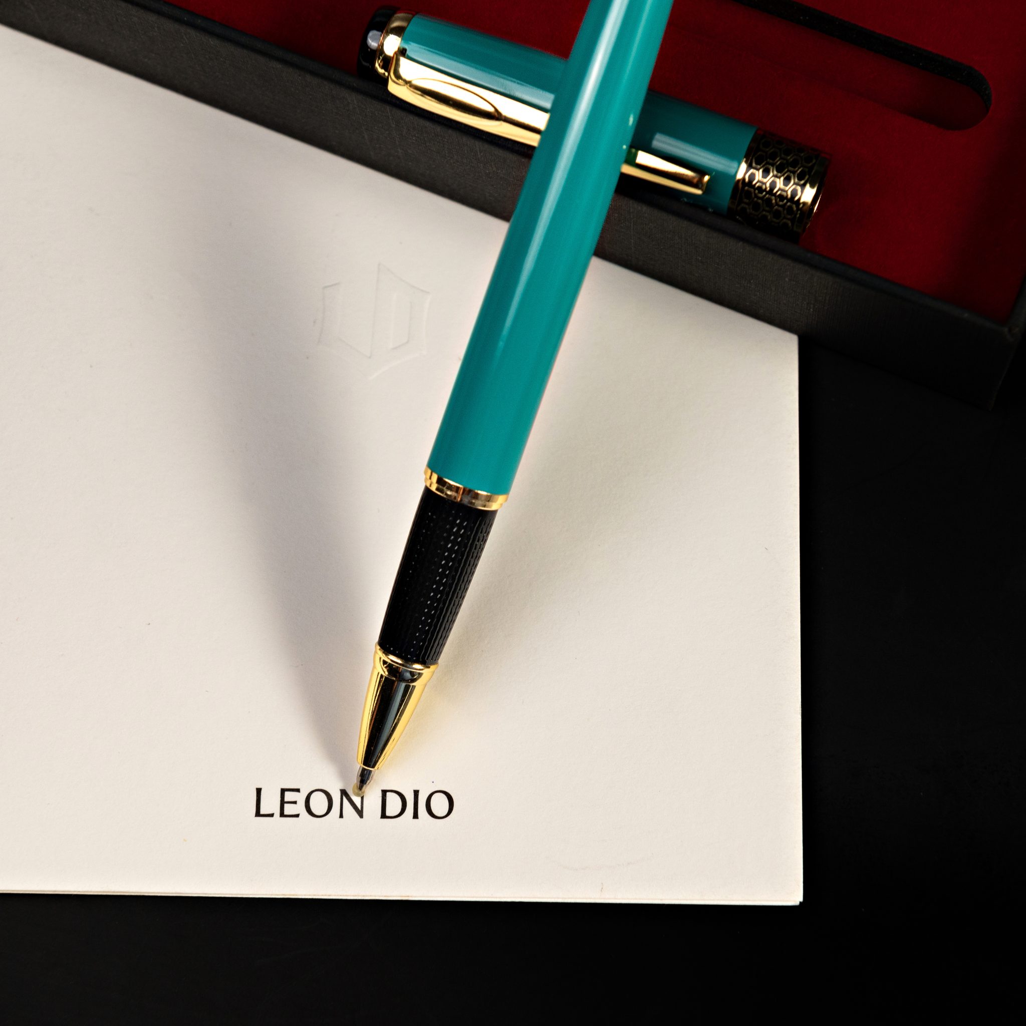 Bút Ký Cao Cấp Leon Dio Primal Hive Green - Turquoise thumbnail 6