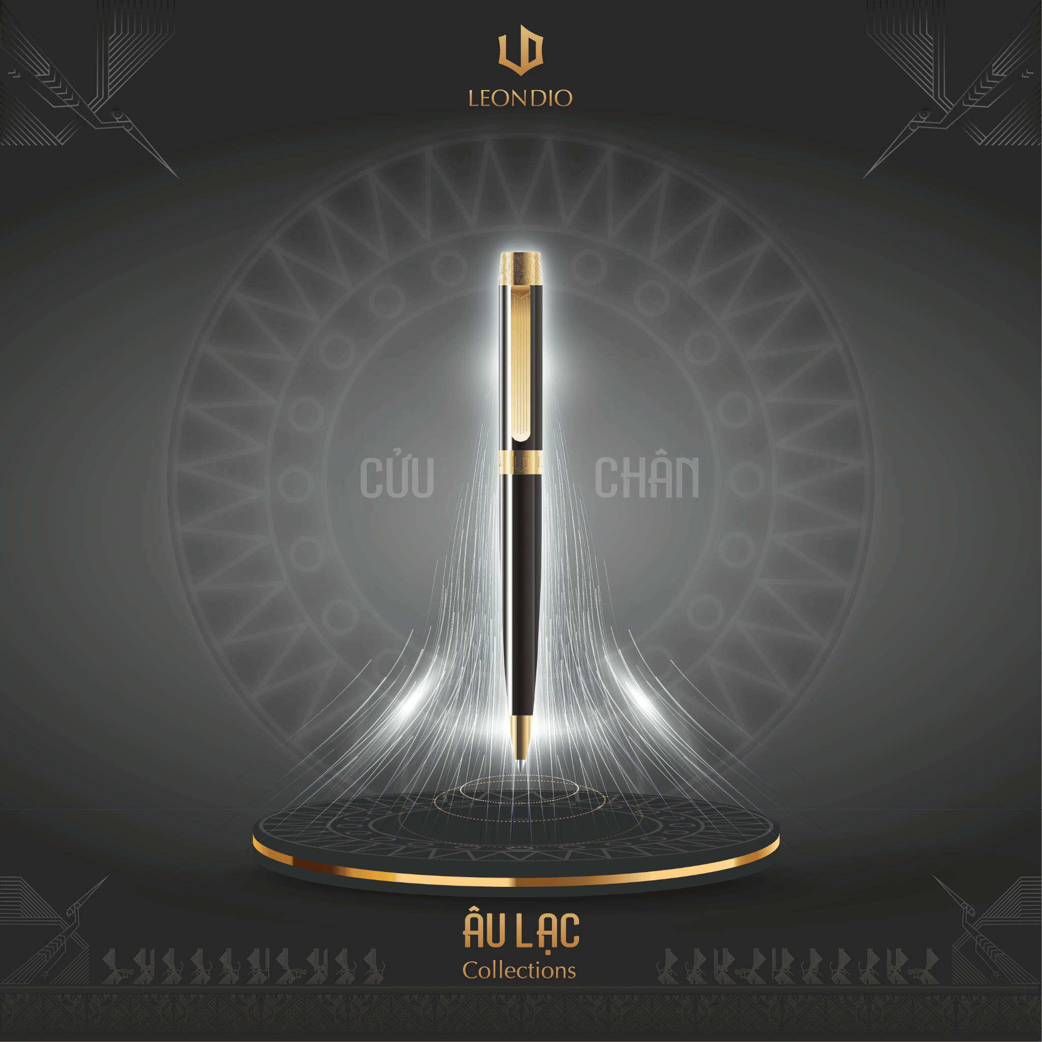 Bút Ký Cao Cấp Leon Dio Âu Lạc Cửu Chân thumbnail 2