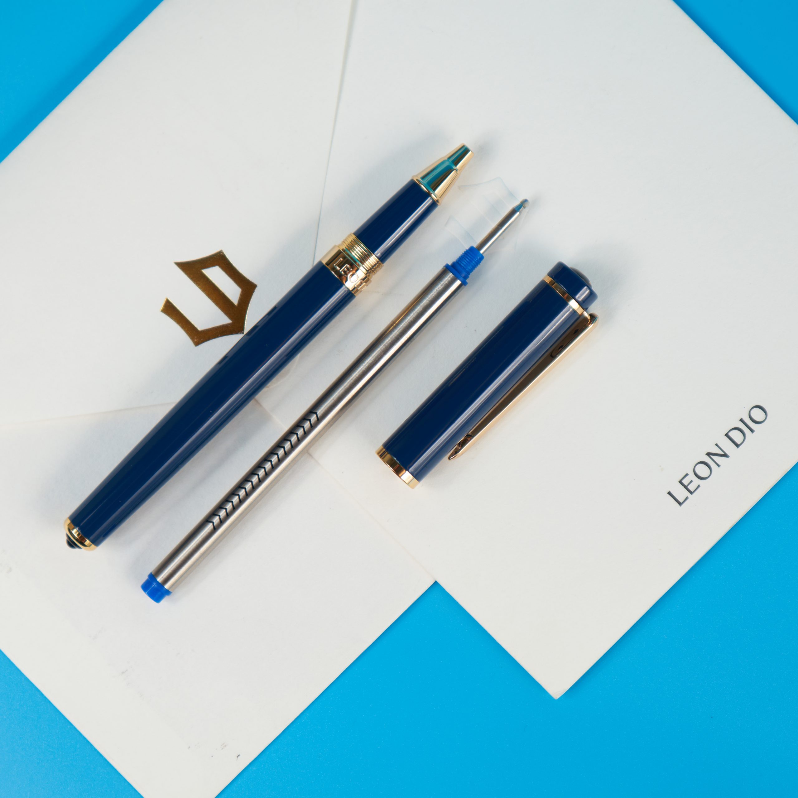 Bút Ký Cao Cấp Leon Dio Le Noble Royal Blue thumbnail 3