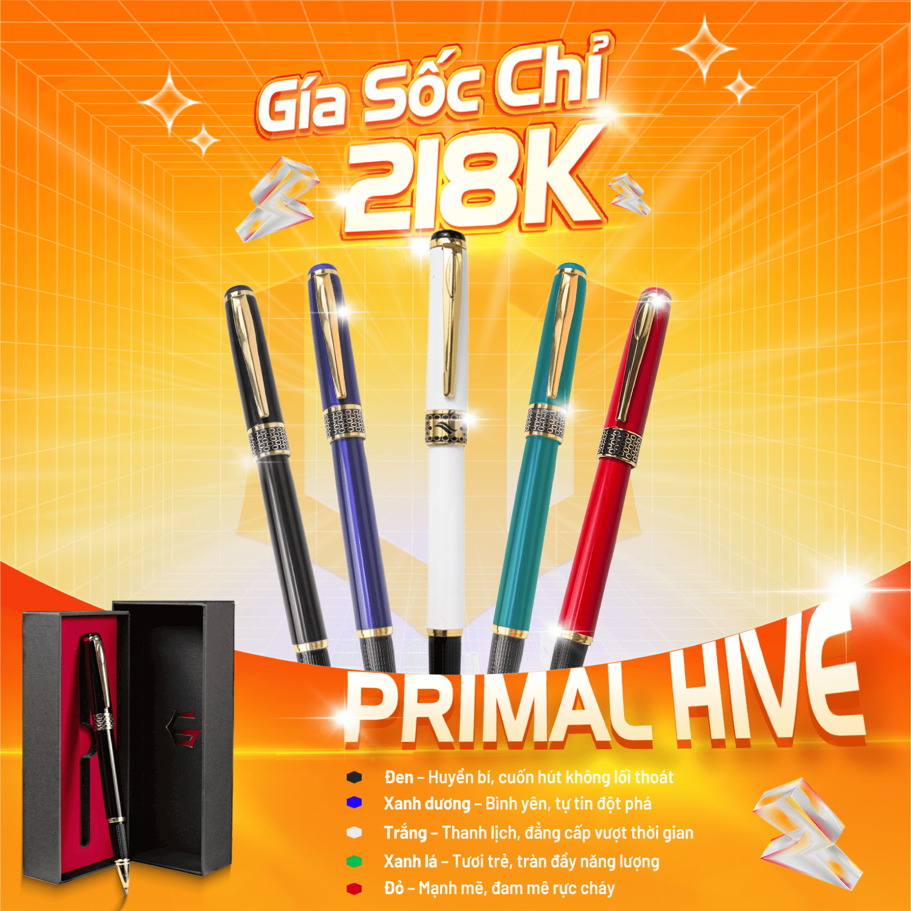 GiftSet Cao Cấp Sang Trọng Sổ Leon Dio Vươn Xa Biển Lớn - Bút Primal Hive thumbnail 4