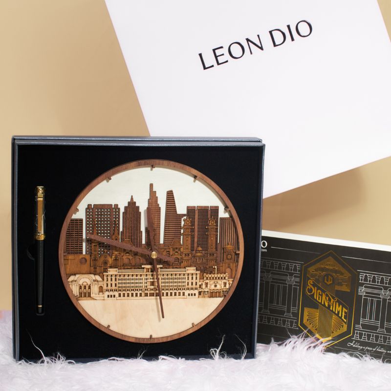 GiftSet Đồng Hồ Skylight Hồ Chí Minh - Bút Seal Of Dragon thumbnail 1