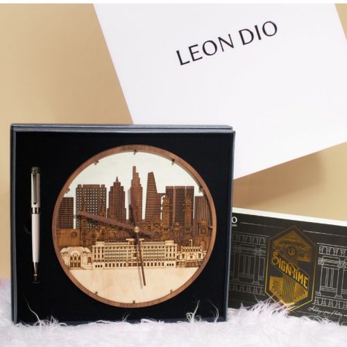 GiftSet Đồng Hồ Skylight Hồ Chí Minh - Bút Âu Lạc Đạm Nhĩ
