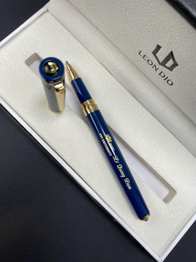 GiftSet Đồng Hồ Skylight Hồ Chí Minh - Bút Le Noble Royal Blue thumbnail 5