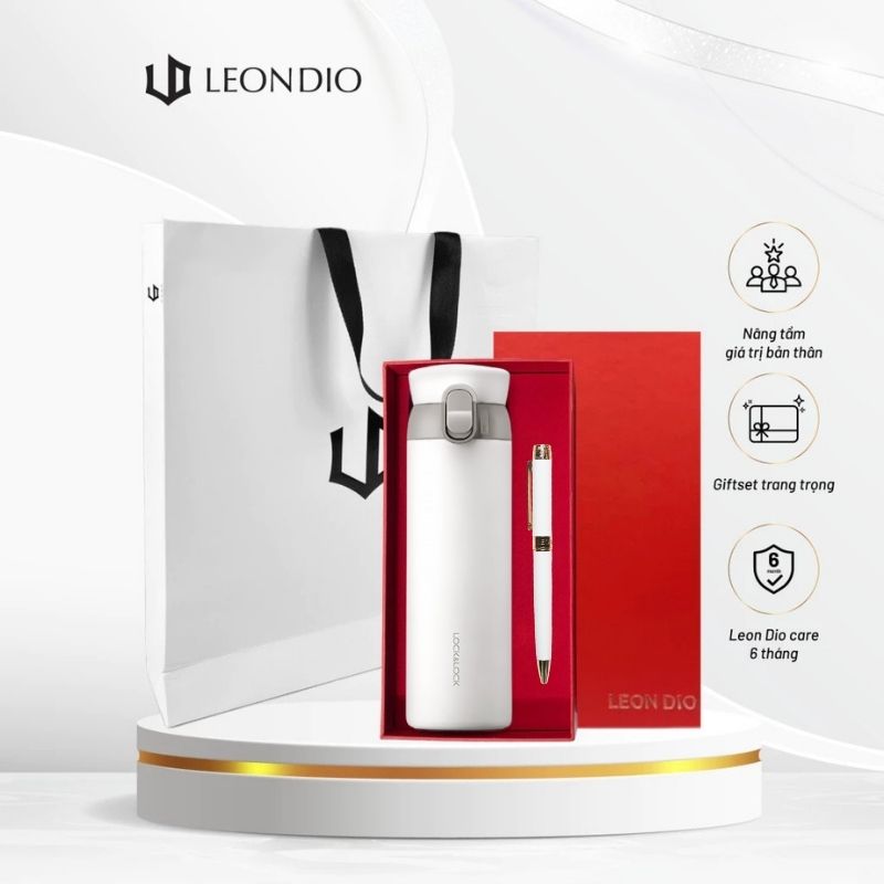 Giftset Bút Âu Lạc Mê Linh - Bình LocknLock LHC3240 thumbnail 1