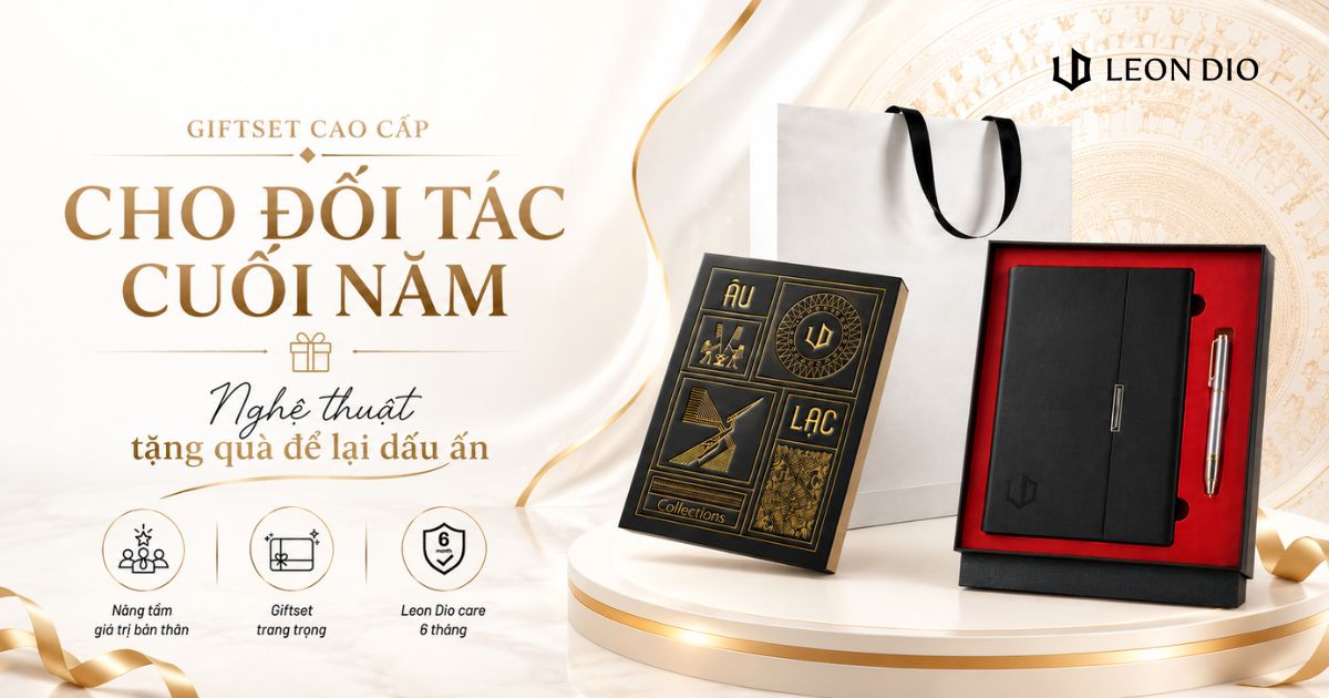 Giftset cao cấp cho đối tác cuối năm: Nghệ thuật tặng quà để lại dấu ấn