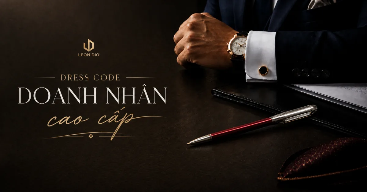 Dress code doanh nhân cao cấp: Bí quyết gây ấn tượng từ đầu đến tay